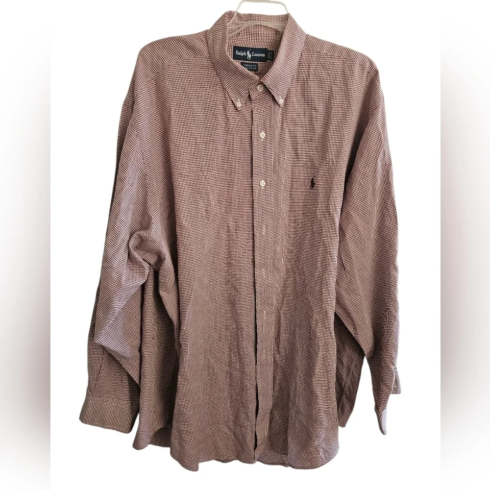 Ralph Lauren Polo Yarmouth Button Down Shirt Men 17.5-35